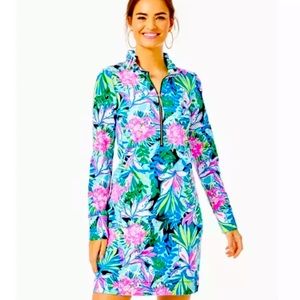 Lilly Pulitzer Skipper dress w/ruffled collar& zip